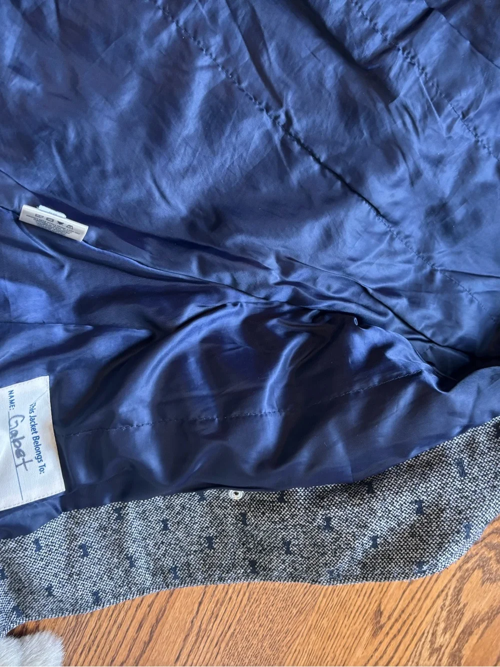 OshKosh B'gosh Double-Breasted Hooded Peacoat